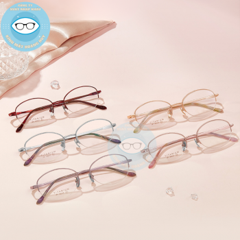 Gọng kính kim loại mã 9037